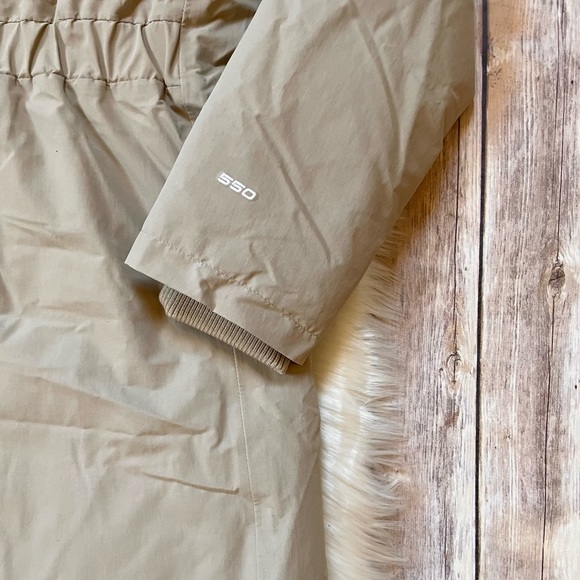 The North Face Women’s Arctic Parka Coat In Flax - Picture 5 of 10